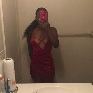 Red dress